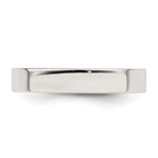 Sterling Silver 4mm Comfort Fit Flat Band