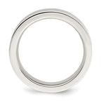 Sterling Silver 5mm Comfort Fit Flat Band
