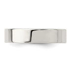 Sterling Silver 5mm Comfort Fit Flat Band