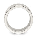 Sterling Silver 9mm Comfort Fit Flat Band
