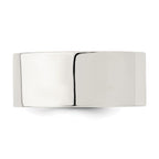 Sterling Silver 9mm Comfort Fit Flat Band