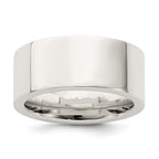 Sterling Silver 9mm Comfort Fit Flat Band