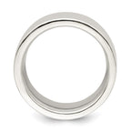 Sterling Silver 10mm Comfort Fit Flat Band