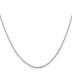 Sterling Silver 1mm Cable Chain