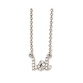 Cheryl M Sterling Silver CZ LOL 18in. Necklace