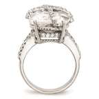 Cheryl M Sterling Silver CZ Bow Ring