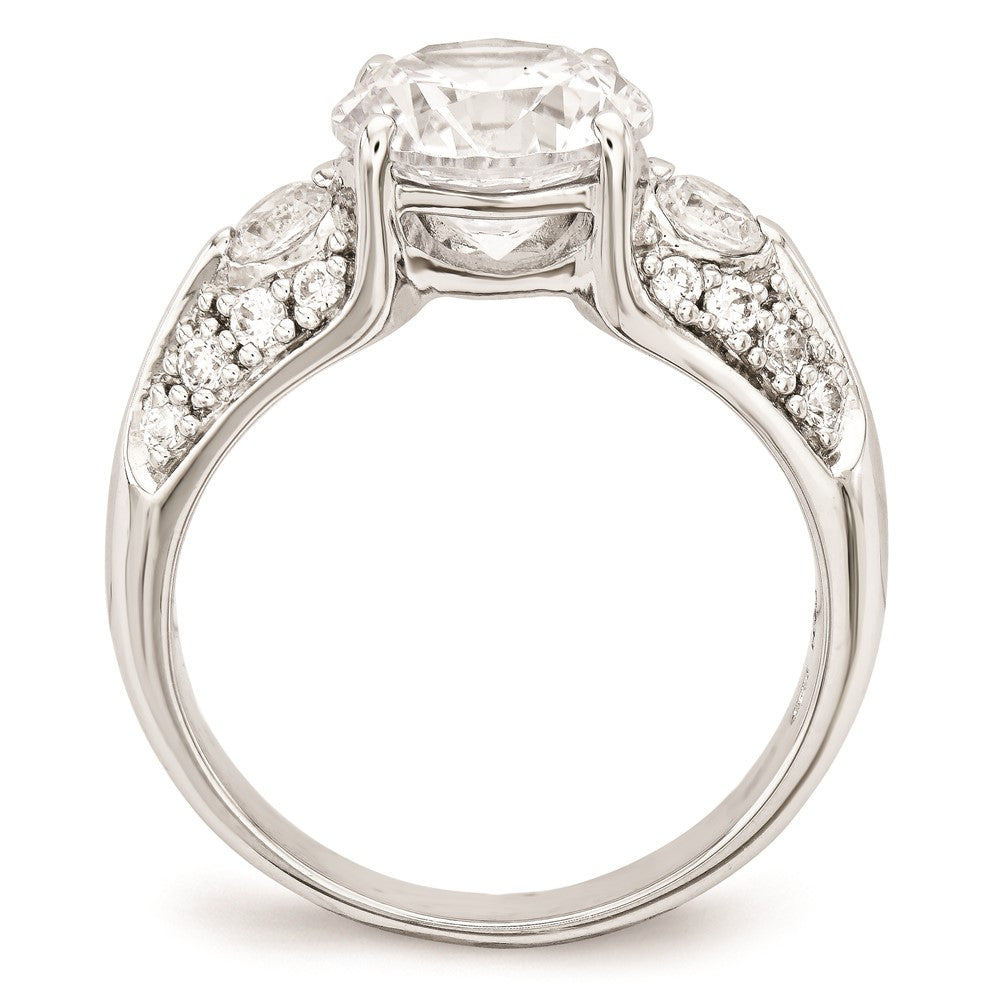Cheryl M Sterling Silver AAA CZ Ring