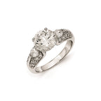 Cheryl M Sterling Silver AAA CZ Ring