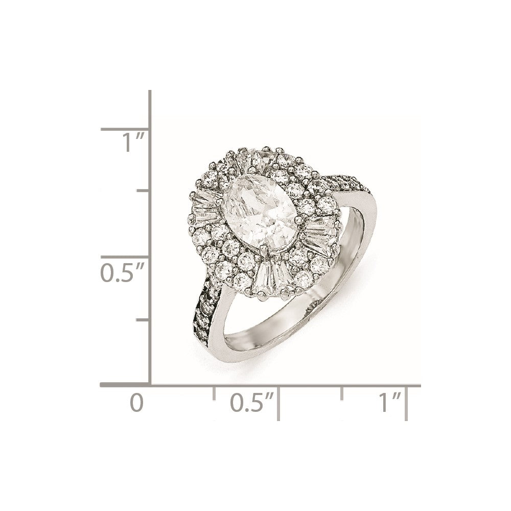 Cheryl M Sterling Silver CZ Ring