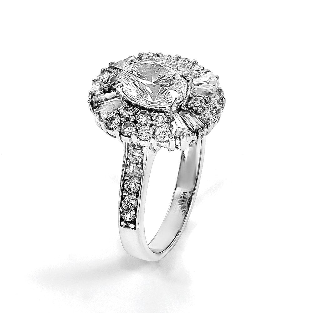 Cheryl M Sterling Silver CZ Ring