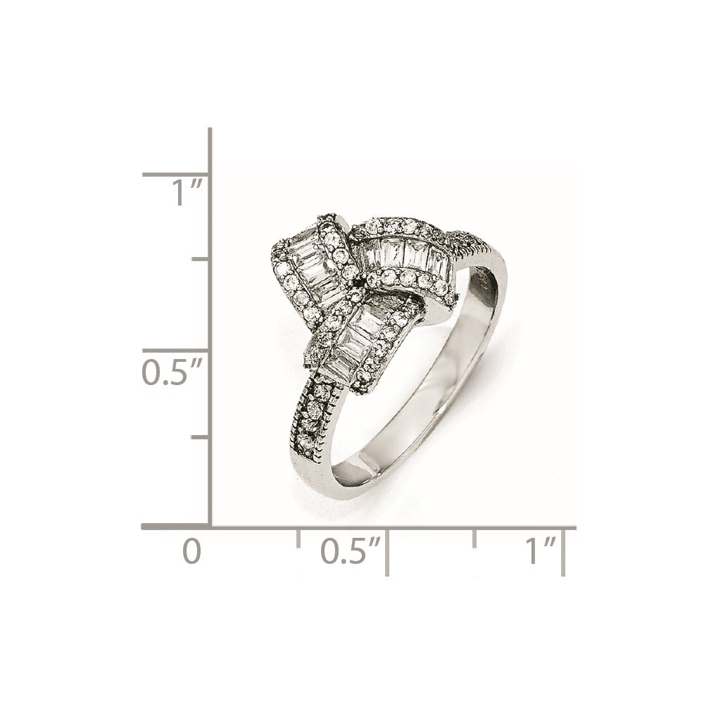 Cheryl M Sterling Silver CZ Ring