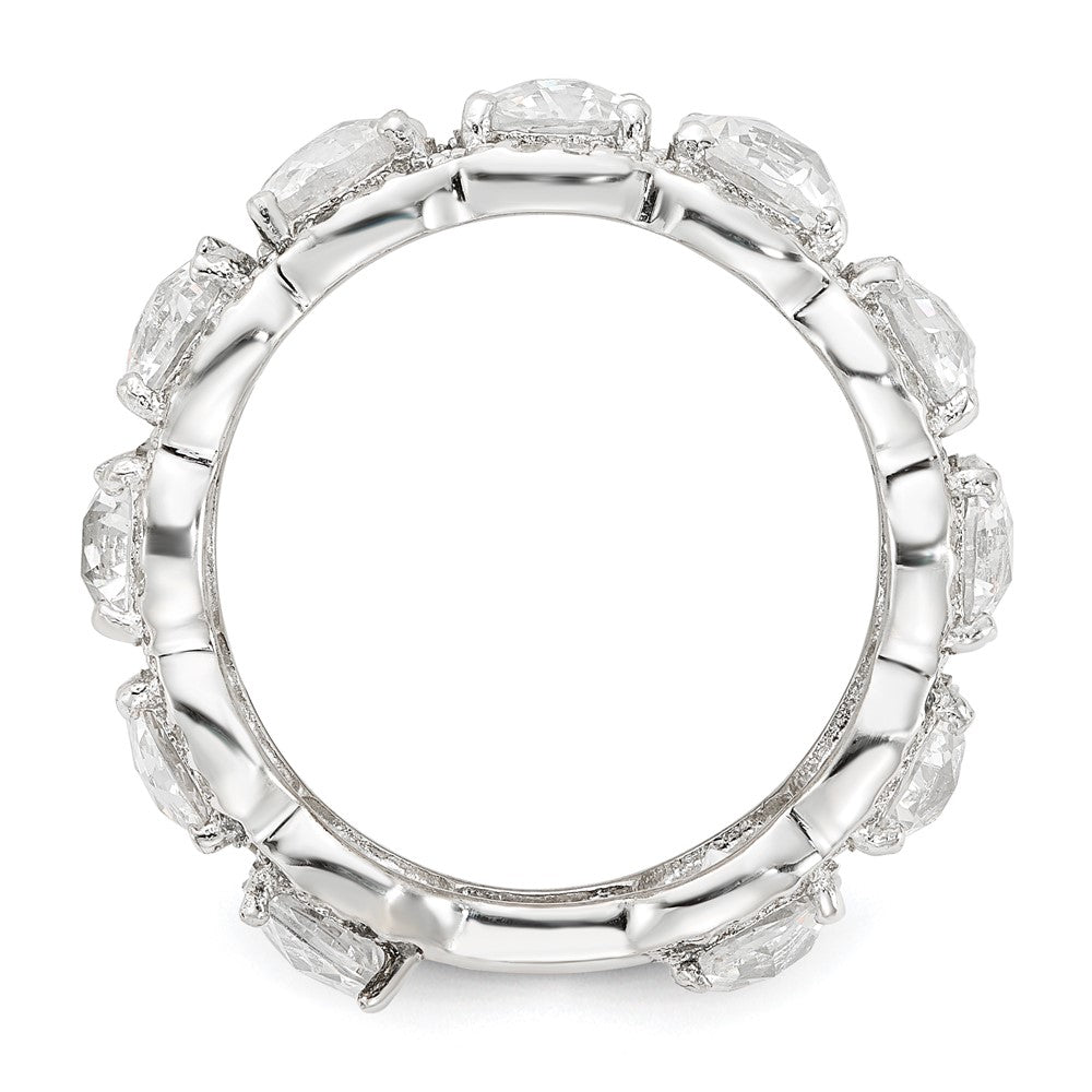 Cheryl M Sterling Silver CZ Ring