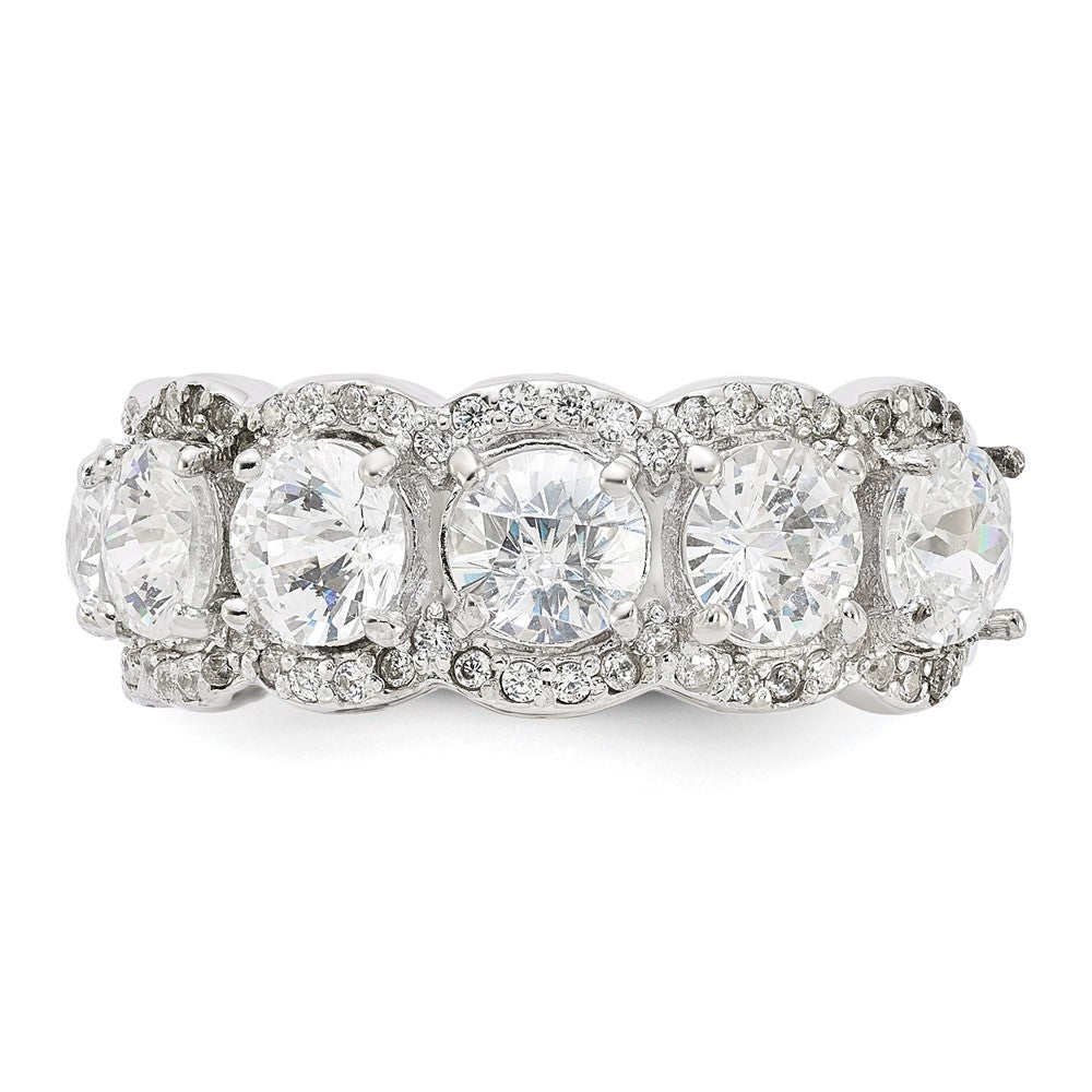 Cheryl M Sterling Silver CZ Ring