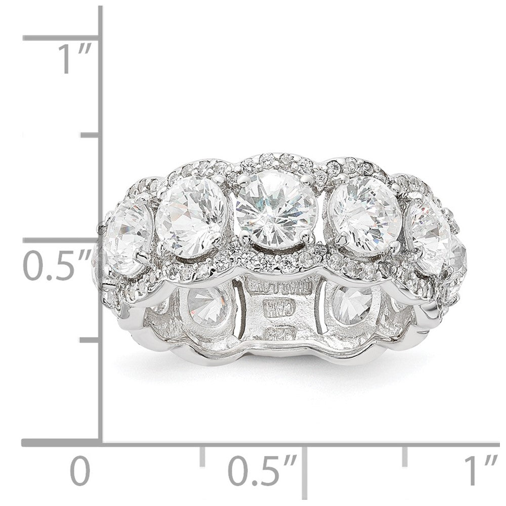 Cheryl M Sterling Silver CZ Ring