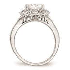 Cheryl M Sterling Silver CZ Fancy Ring