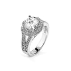 Cheryl M Sterling Silver CZ Fancy Ring