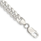 Sterling Silver 7.8mm Polished Domed Curb Chain