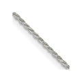 Sterling Silver 1.2mm Diamond-cut Rope Chain