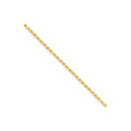 Gold-plated Sterling Silver 1.85mm Diamond-cut Rope Chain