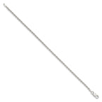 Sterling Silver 2.25mm Diamond-cut Rope Chain