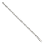Sterling Silver 4.6mm Diamond-cut Rope Chain