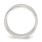 Sterling Silver 6mm Flat with Rope Edge Band