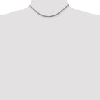 Sterling Silver 3mm Solid Rope Chain