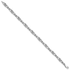 Sterling Silver Rhodium-plated Diam. Bracelet