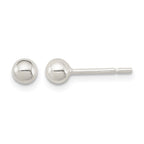Sterling Silver 4mm Ball Earrings