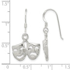 Sterling Silver Comedy/Tragedy Earrings