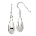 Sterling Silver Fancy Teardrop Earrings