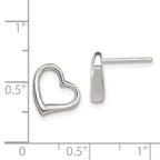 Sterling Silver Heart Earrings