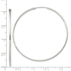 Sterling Silver 1.3mm Hoop Earrings
