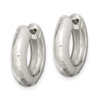 Sterling Silver Hinged Hoop Earrings