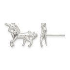 Sterling Silver Unicorn Mini Earrings