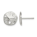 Sterling Silver Sand Dollar Mini Earrings