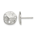Sterling Silver Sand Dollar Mini Earrings