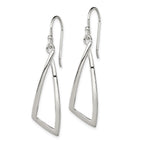 Sterling Silver Polished Fancy Dangle Earrings