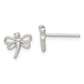 Sterling Silver Polished Dragonfly Children's Post Earrings