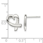 Sterling Silver Heart Earrings