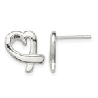 Sterling Silver Heart Earrings