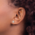 Sterling Silver Starfish Mini Earrings
