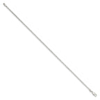 Sterling Silver 2mm Rolo Chain Anklet