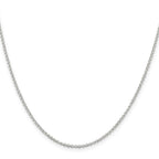 Sterling Silver 1.5mm Rolo Chain
