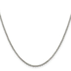 Sterling Silver 2mm Rolo Chain