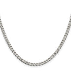 Sterling Silver Polished 3.5mm Curb Chain