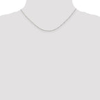 Sterling Silver 1.25mm Rolo with Beads Chain