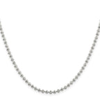 Sterling Silver 3mm Fancy Beaded Chain