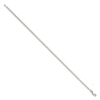Sterling Silver 2.75mm Flat Link Cable Chain
