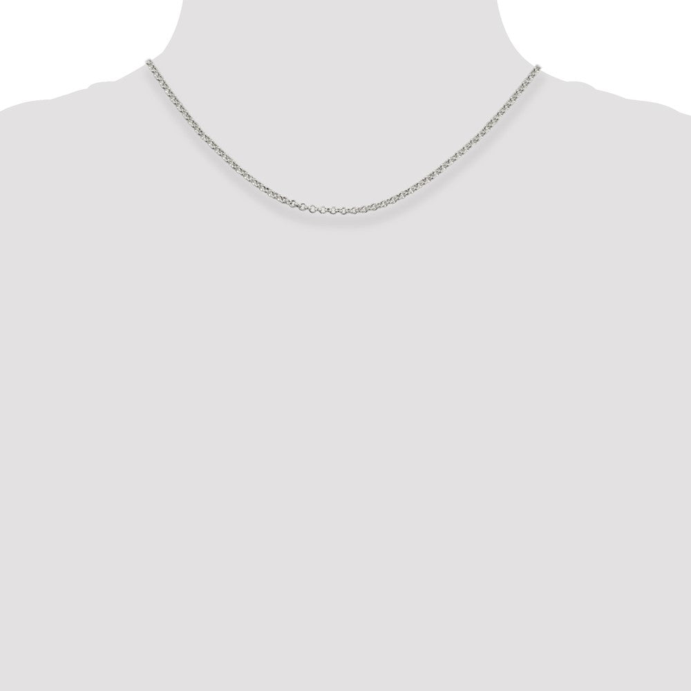 Sterling Silver 2.8mm Rolo Chain